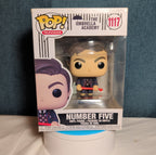 Funko Pop Television Umbrella Academy Number Five 1117 Vinyl in Box w Protector