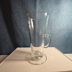 Clear Glass Irish Coffee Mug 6" Footed Latte Hot Toddy Cafe Cup Replacement