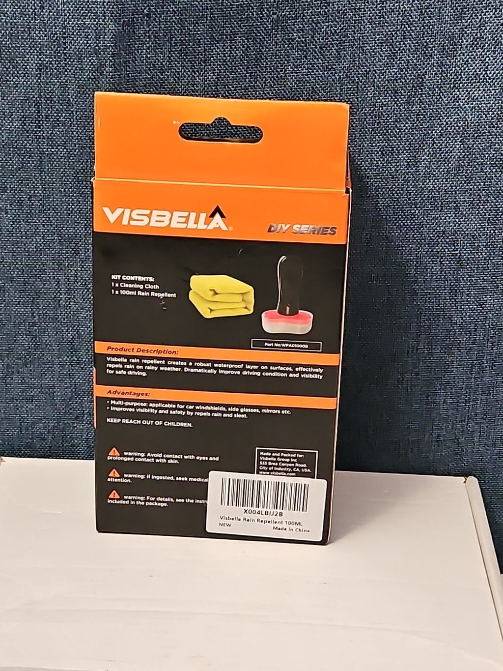 Visbella Rain Repellent DIY Kit 100ml | Hydrophobic Glass Coating Shield