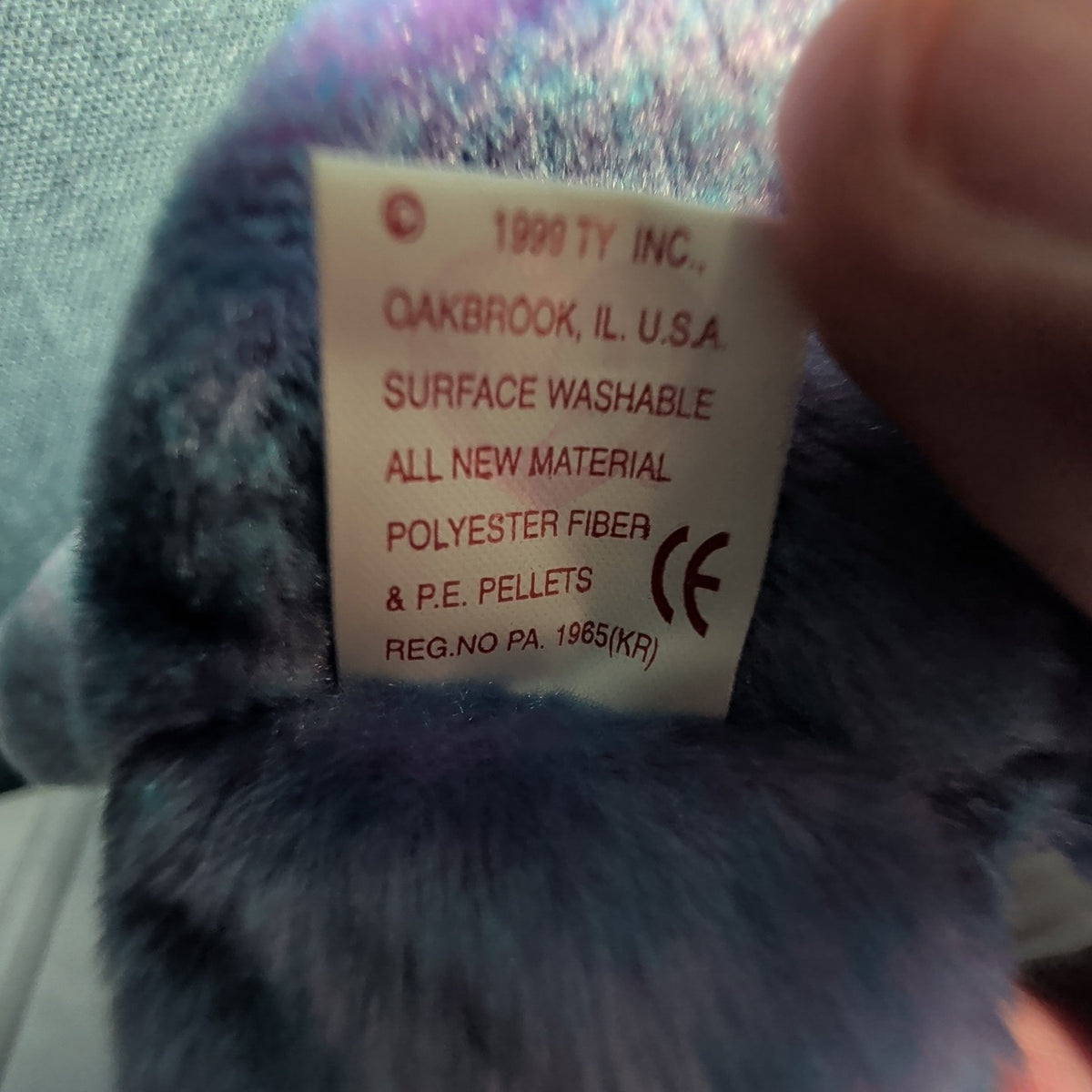 Clubby II Ty Beanie Baby 1999 Retired Official Club Bear MWMT w/ Tag Protector