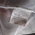 White Chiffon Evening Shawl Wrap Capelet Bridal Pre-Owned 67x21