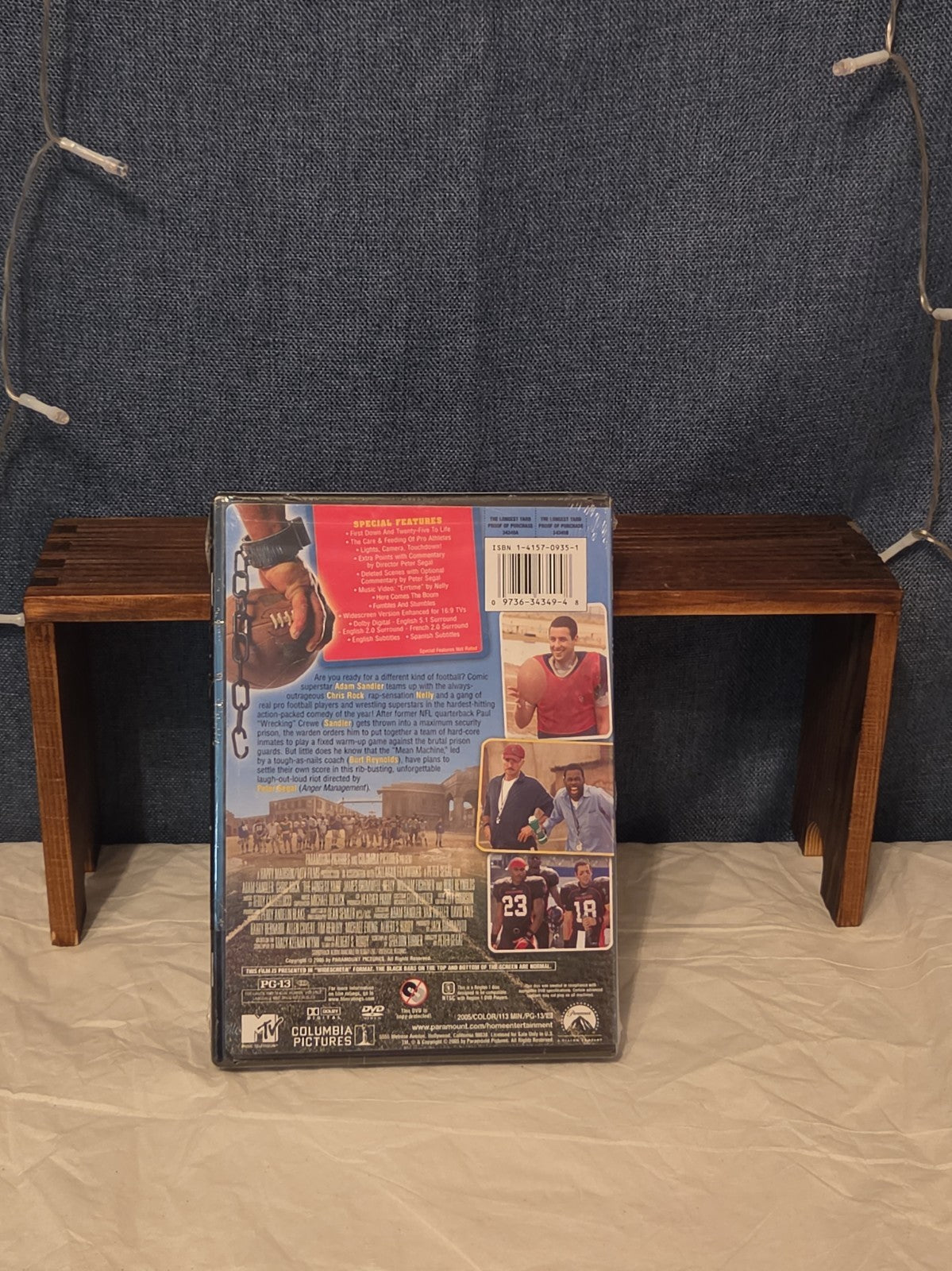 Paramount The Longest Yard DVD Widescreen 2005 Adam Sandler