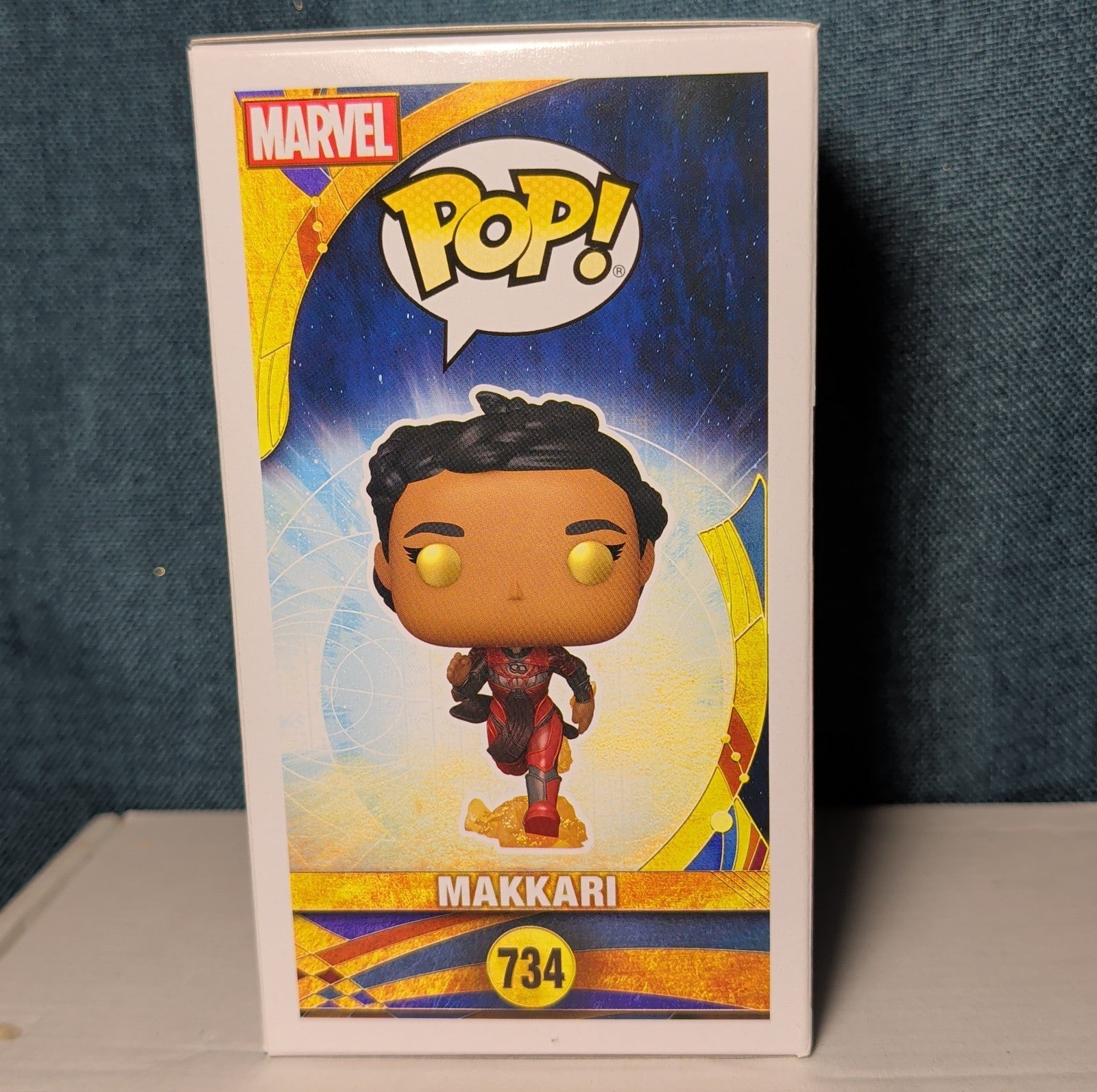 Funko Pop Makkari 734 Marvel Eternals Bobble-Head Figure NIB with Protector