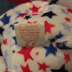 Ty Beanie Baby Red Patriotic Star Bear Plush 2003