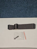 Fitbit Versa 1 / 2 / Lite Watch Band | Stretchy Elastic Nylon Strap | Dark Grey