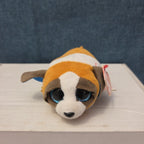 Ty Teenie Tys Gypsy St Bernard Dog Stackable Plush Blue Glitter Eyes MWMT 42205