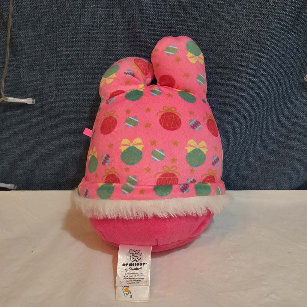 Squishmallows Sanrio My Melody Holiday Ornament Plush