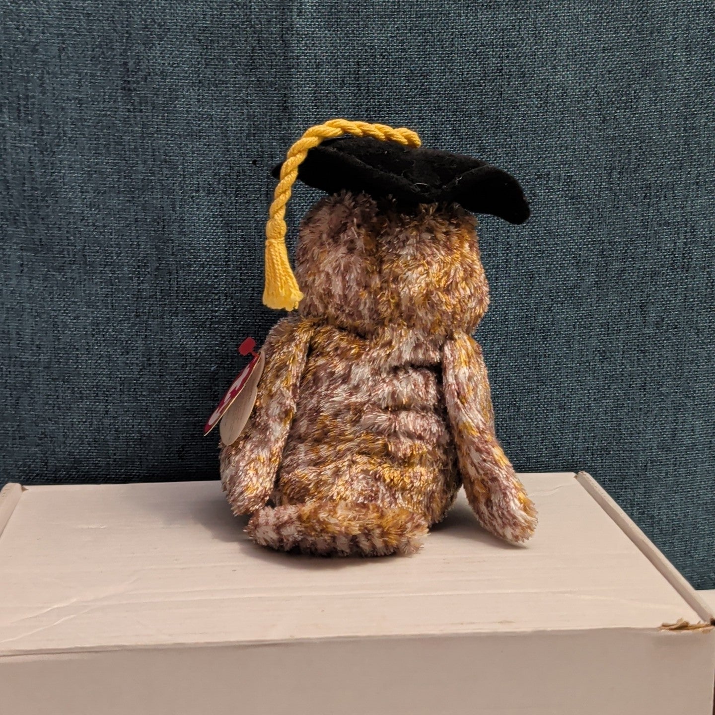Ty Beanie Baby Smarter Owl Graduation 2002 Retired Mint Plush With Tag