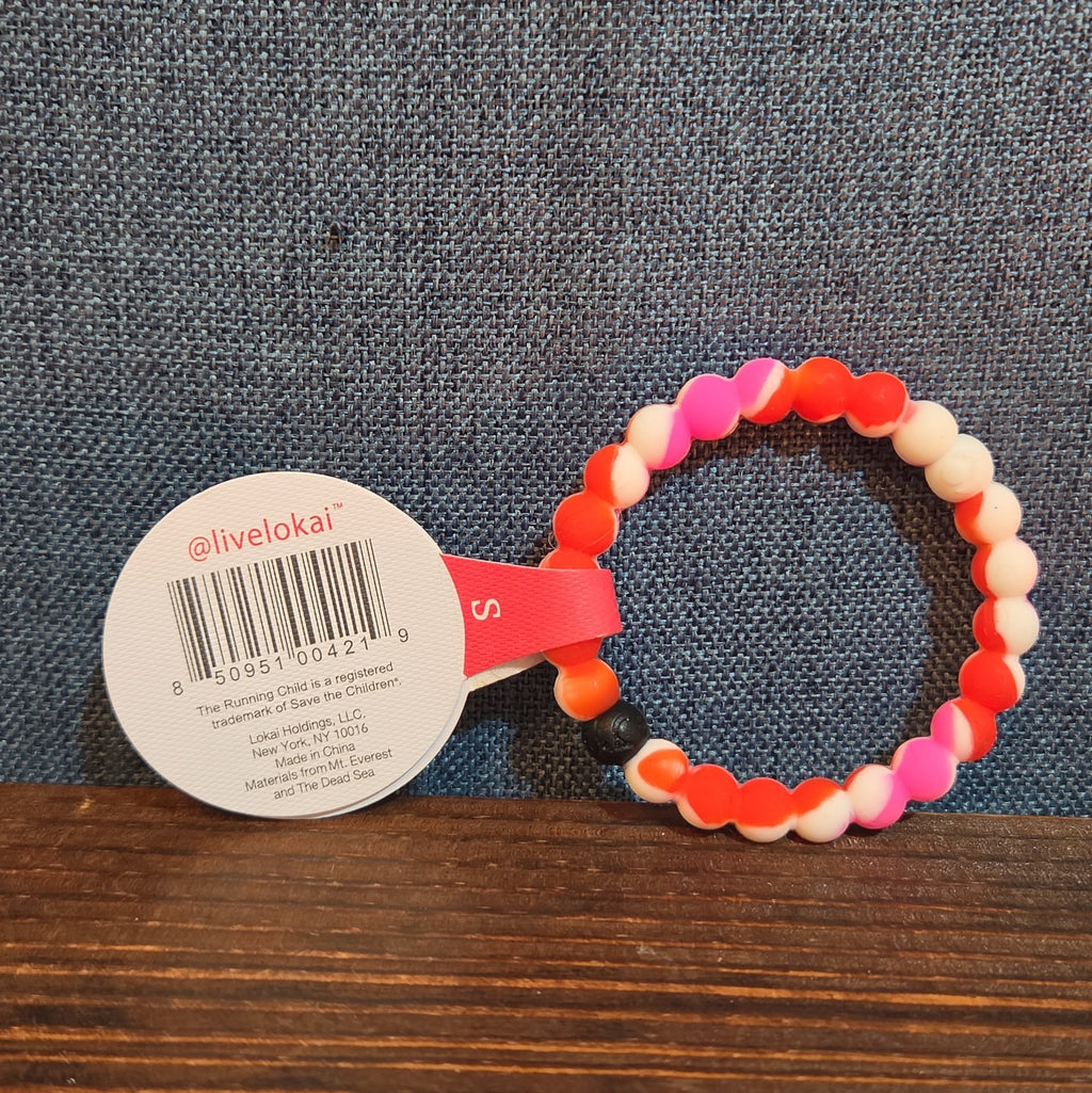 Lokai Breast Cancer Awareness Pink Silicone Bracelet Size S