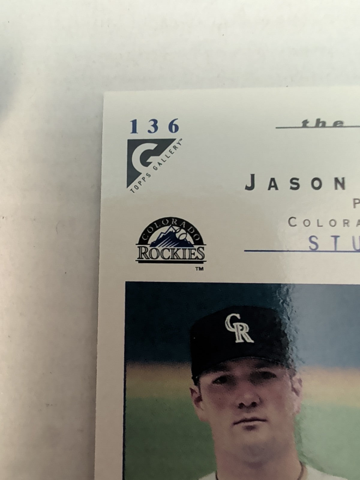 2000 Topps Gallery - Students of the Game Jason Jennings #136