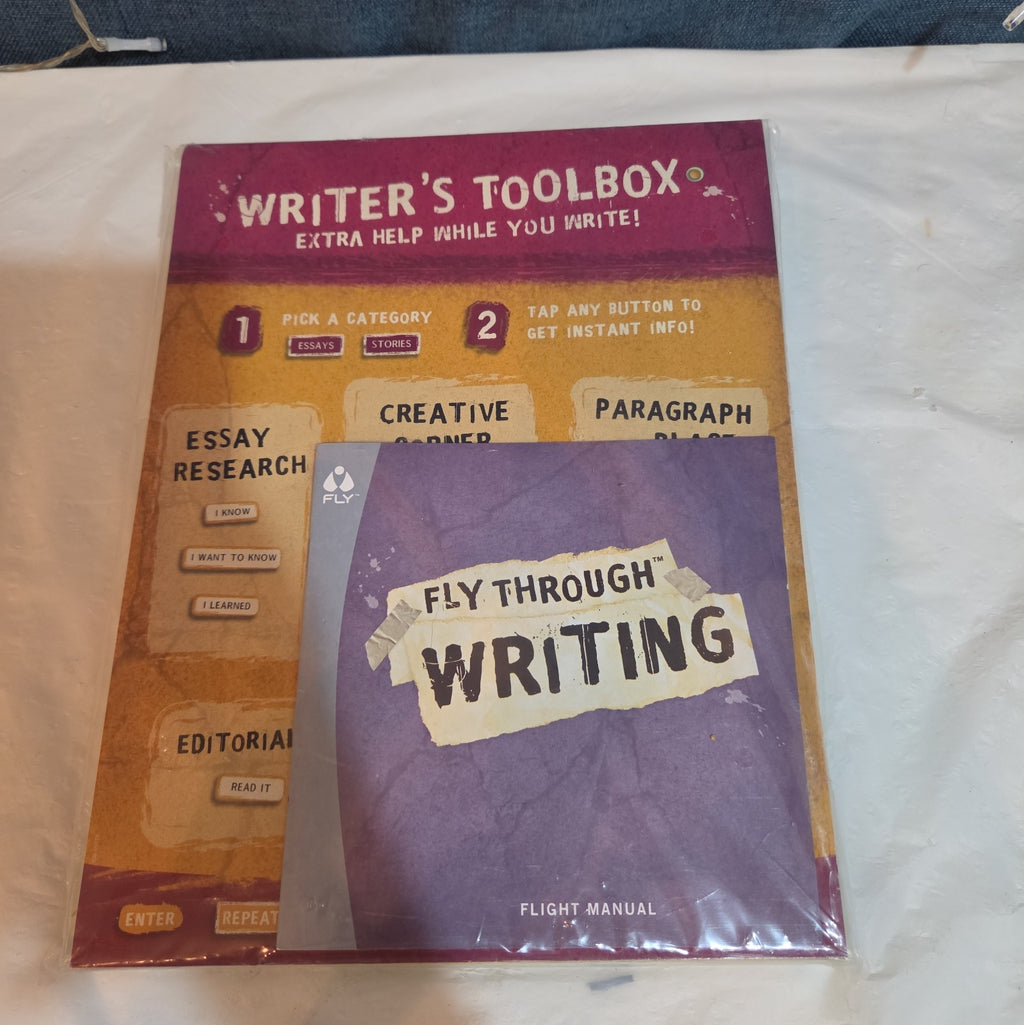 LeapFrog FLY Pentop Writer's Toolbox Cartridge Notebook 2005 Y2K Tech Sealed
