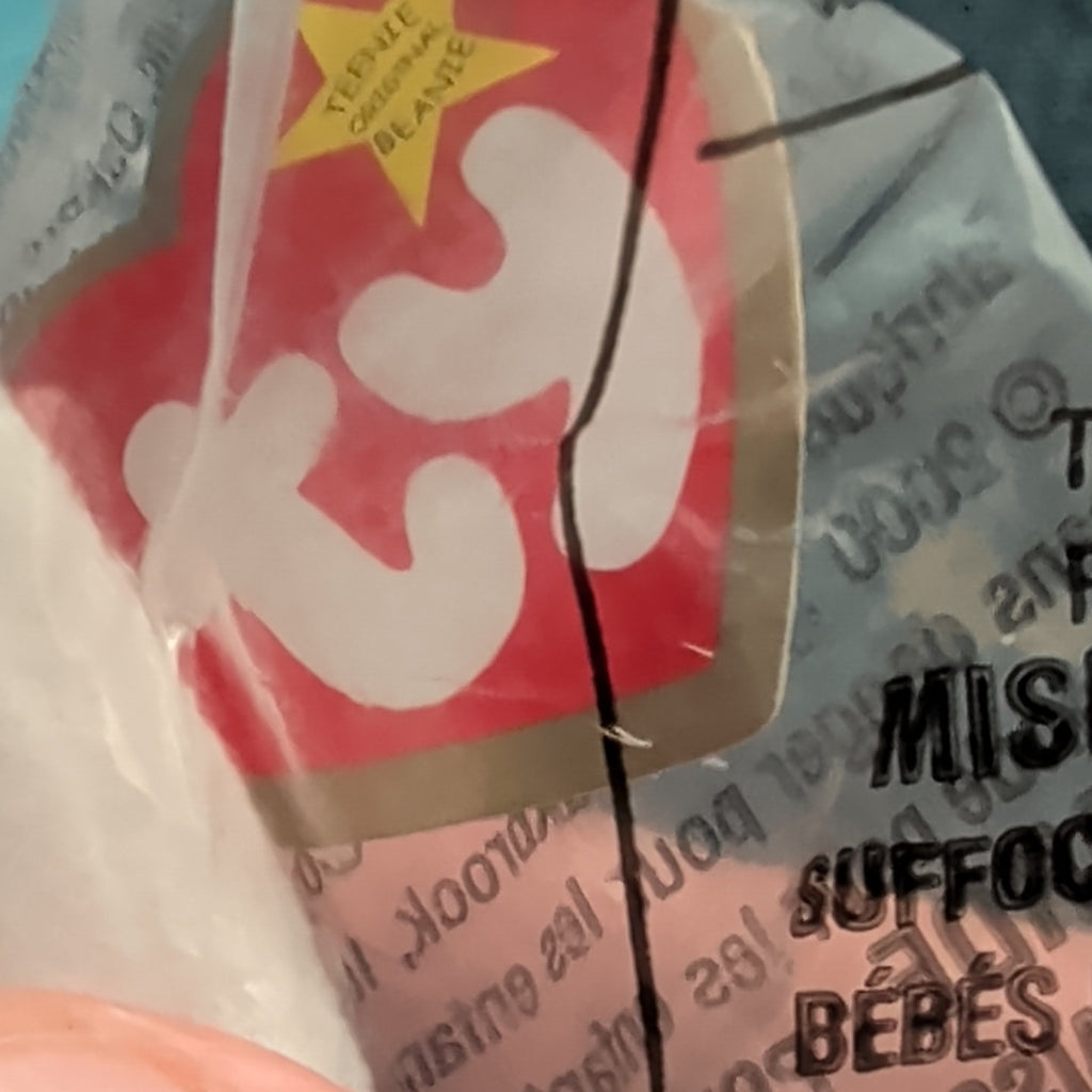 Ty Teenie Beanie Babies Flip the Cat #3 McDonald’s 2000 Sealed New White Cat Toy
