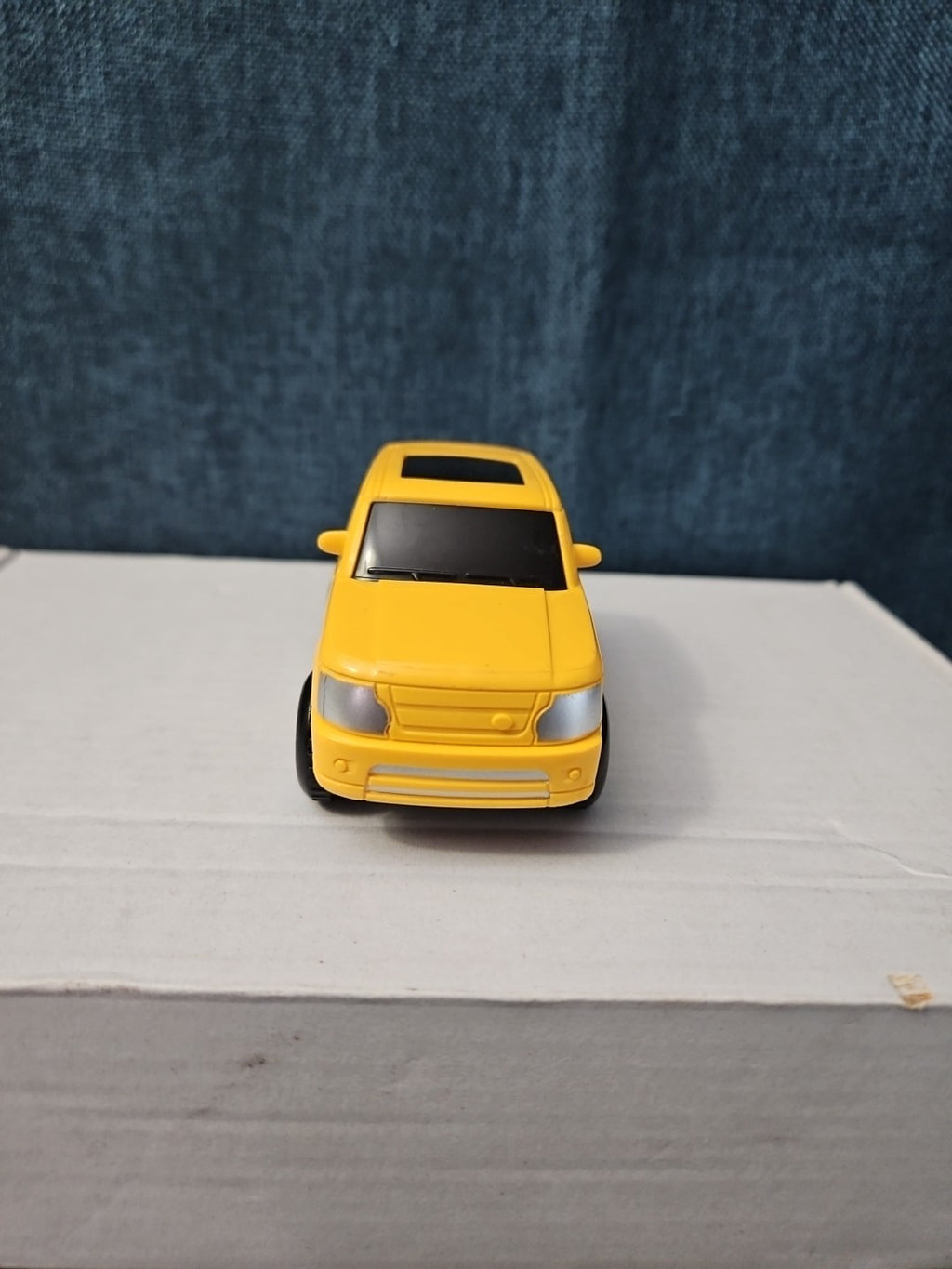 Motorized Yellow SUV Toy Car | Battery Operated Range Rover Style | 3" Vehicle