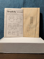 Simplicity 0313 Girls Wardrobe Pattern Sz 3-8 Jumper Vest Top Pants Uncut 2874