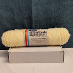 Vintage Wintuk Yarn 100% Orlon Acrylic Fisherman Cream 4-Ply Worsted Weight NOS