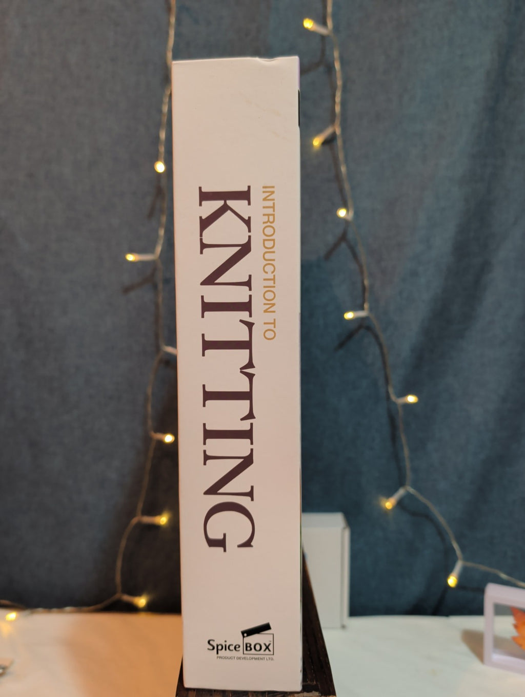 SpiceBox Intro To Knitting Learn To Knit Craft Kit Bamboo Needles