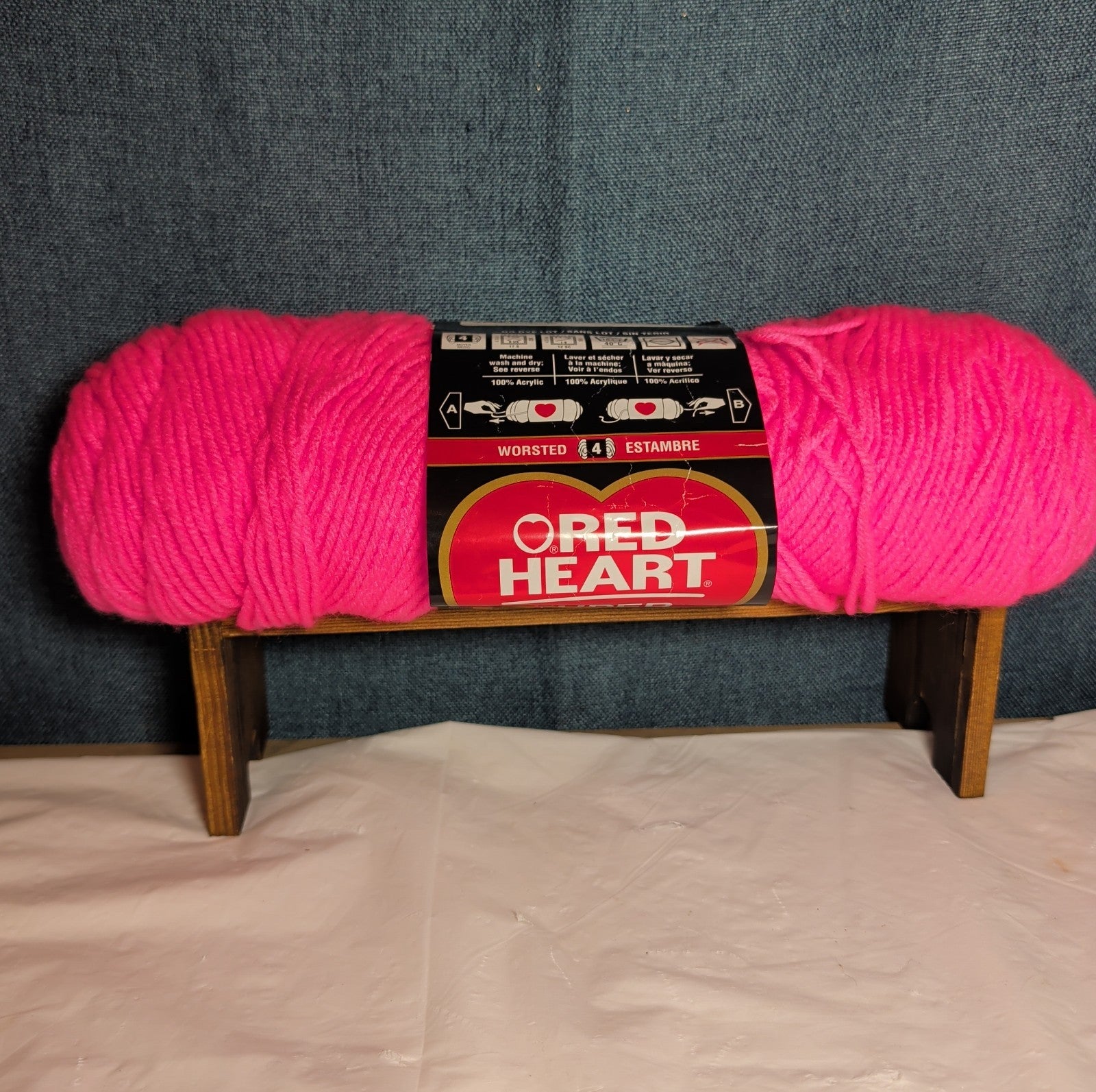 Red Heart Super Saver Pretty N Pink Yarn 7oz Acrylic Worsted