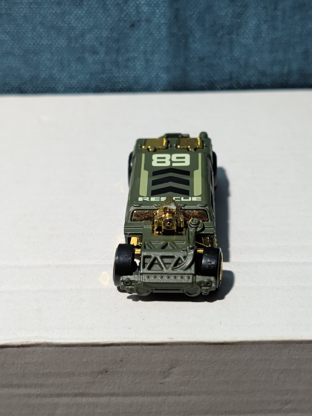 Hot Wheels Lethal Diesel | 2020 HW Rescue "Artichoke Green" | Matte & Gold