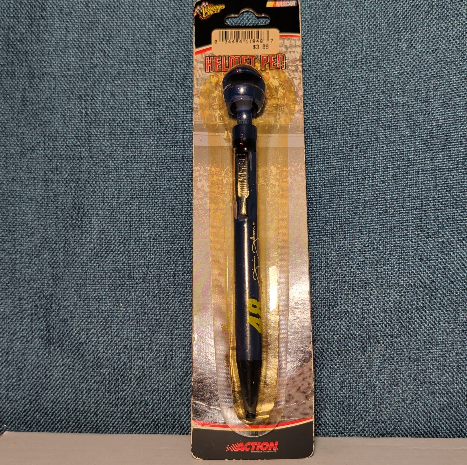 NASCAR Jimmie Johnson 48 Ornament & Helmet Pen 2007 Trevco
