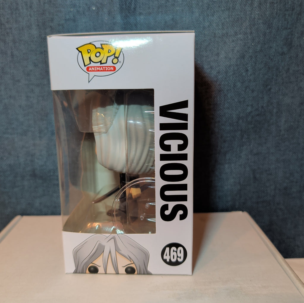 Funko Pop Cowboy Bebop Vicious 469 Vaulted Vinyl Figure Anime with Protector