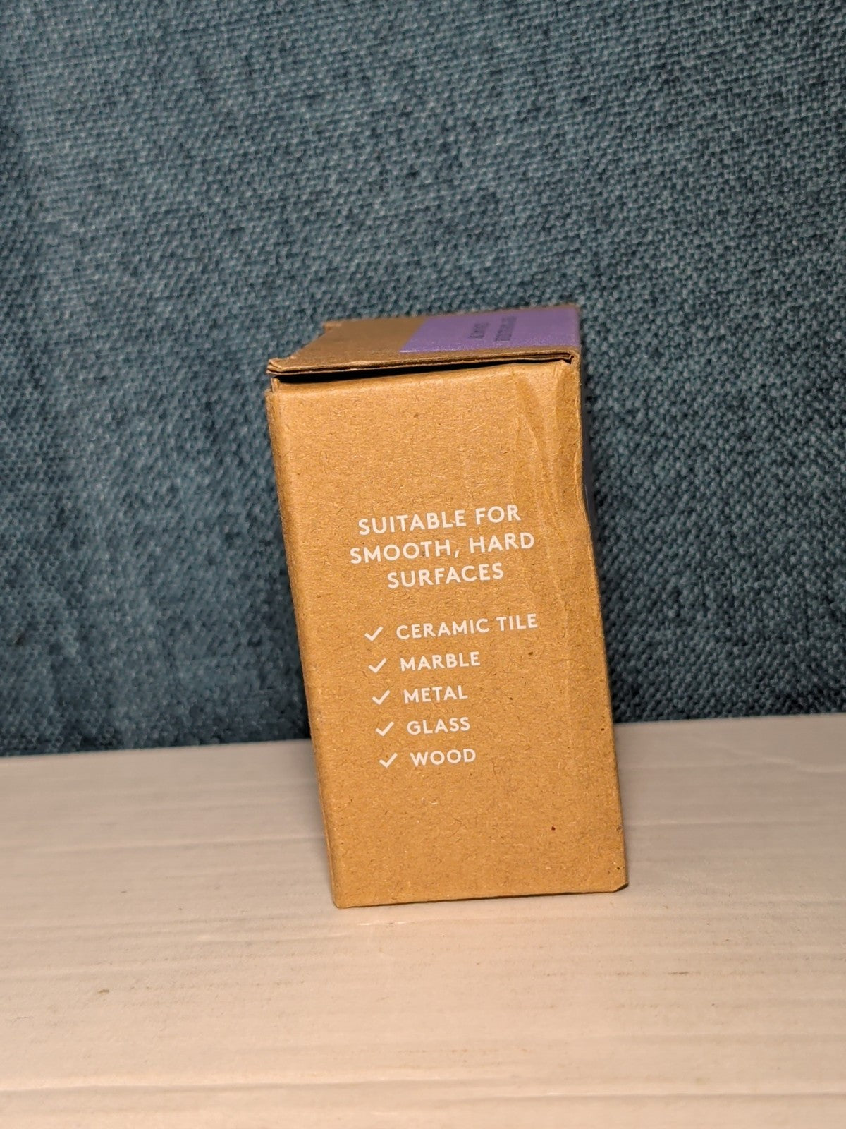 NEW Sud Scrub Antimicrobial Shower Hook Purple | Adhesive Rust-Resistant Holder
