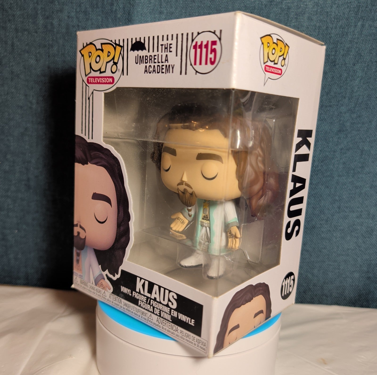 Funko POP Umbrella Academy Klaus 1115 Vinyl Figure S2 Cult in Box with Protector