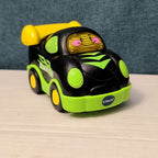 VTech Go! Go! Smart Wheels Race Car | Black & Green | Lights & Sounds SmartPoint