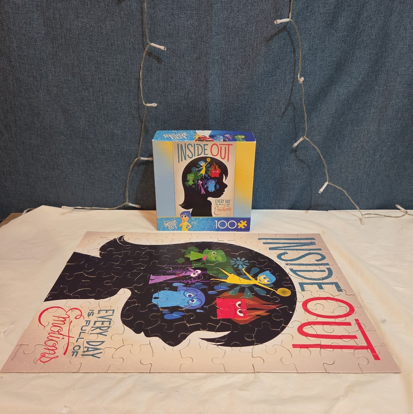 Disney Pixar Inside Out 100 Piece Jigsaw Puzzle Complete Family