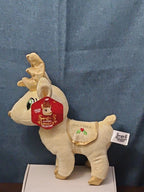 Sugar Loaf Santa’s Classic Reindeer | DASHER White Gold Sparkle Plush | Rare