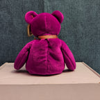 Ty Beanie Baby Millennium Bear MWMT Retired Holographic Tag Purple 2000 Y2K Toy