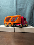 Big Toddler Semi Truck Car Hauler Toy Vehicle Lights & Sounds Transport Trailer