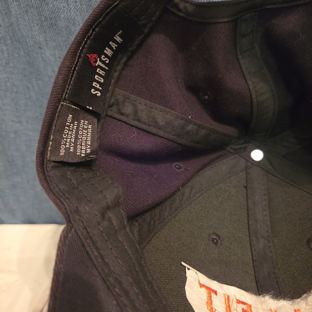 Bulleit Frontier Whiskey Hat Cap Sportsman Charcoal Black Strapback