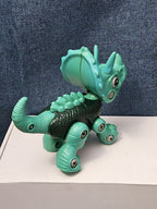 Take Apart Dinosaur Triceratops Figure Only | Green DIY Building Toy