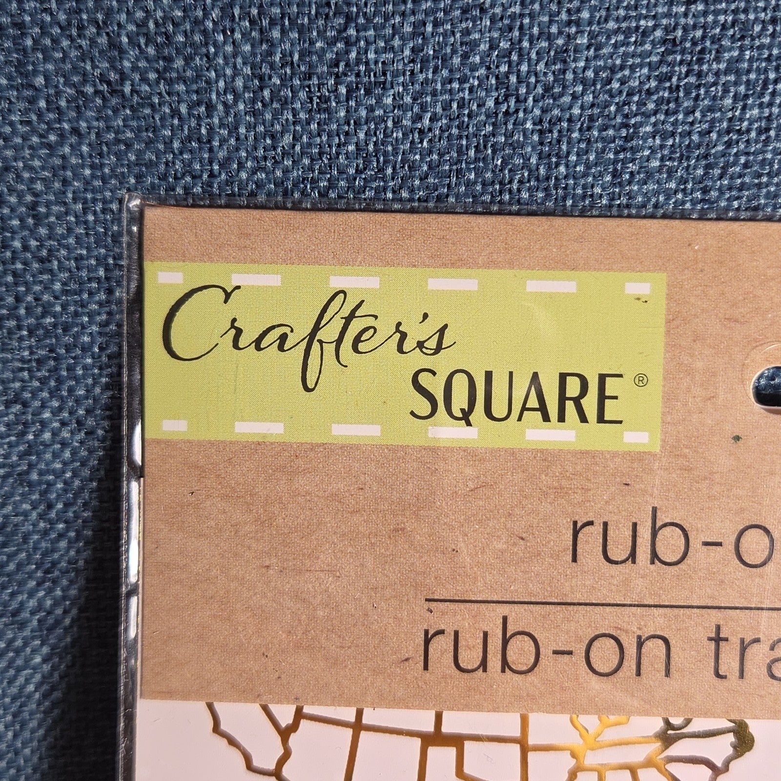 Crafters Square Gold Foil USA Patriotic Rub-On Transfers