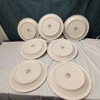 Bella Ceramica Alfresco Fruit Dinner Plates 10 in Hand Painted Set of 7