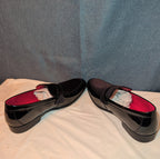 Bruno Marc Men Loafers Size 12 Tuxedo Velvet Patent Black Dress Shoes Slip On