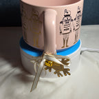 Holly & Joy Nutcracker Pink Ceramic Mug Holiday NWT