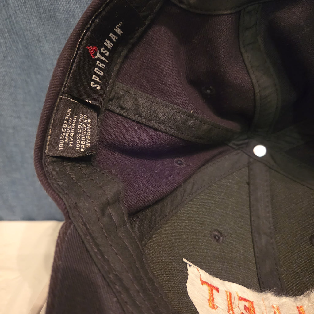 Bulleit Frontier Whiskey Hat Cap Sportsman Charcoal Black Strapback