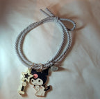 Kuromi My Melody Magnetic Friendship Bracelet Set Enamel Kawaii Y2K  OS
