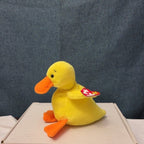 TY Beanie Baby QUACKERS the Duck 1994 Mint Plush Mint Tags Vintage Yellow Plush