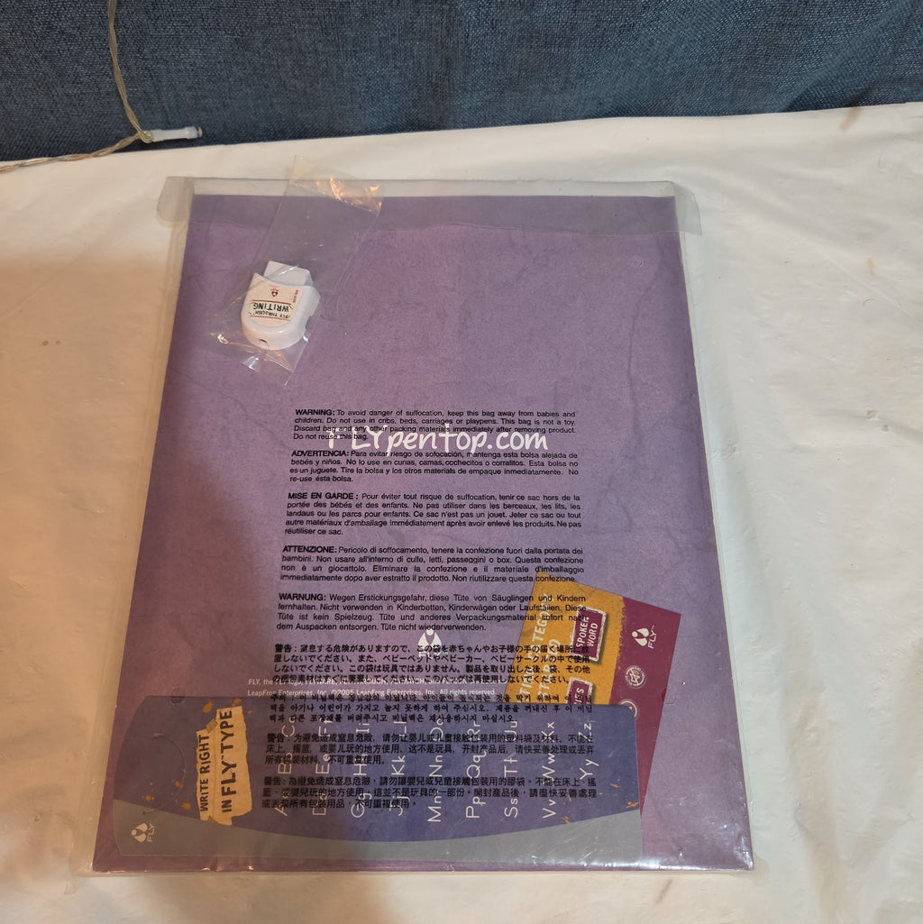 LeapFrog FLY Pentop Writer's Toolbox Cartridge Notebook 2005 Y2K Tech Sealed