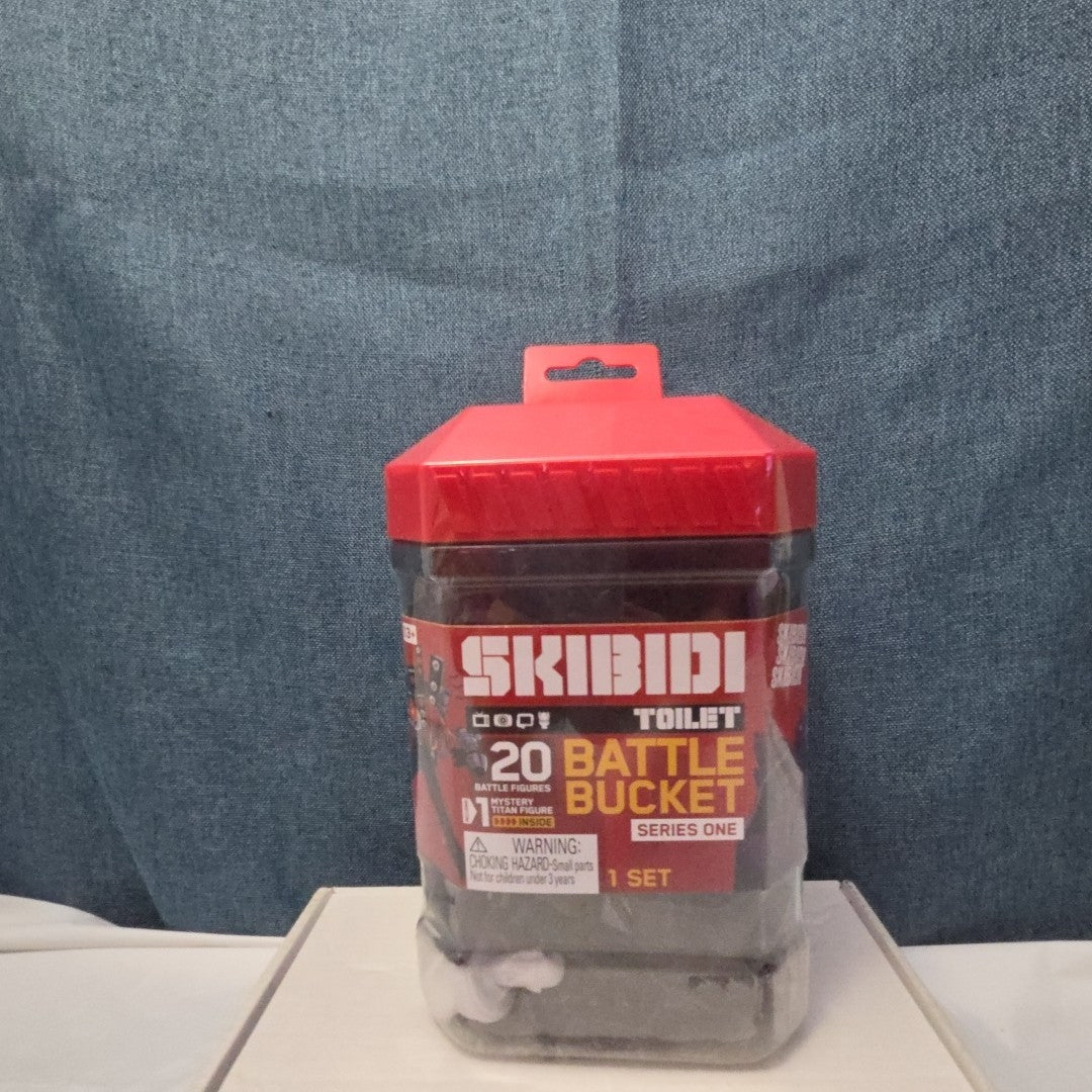 Skibidi Toilet Battle Bucket Series 1 New Sealed 20 Figures Mystery Titan NIB