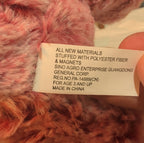 Delightful Holiday Christmas Teddy Bear Plush Lot 3 Pink Brown