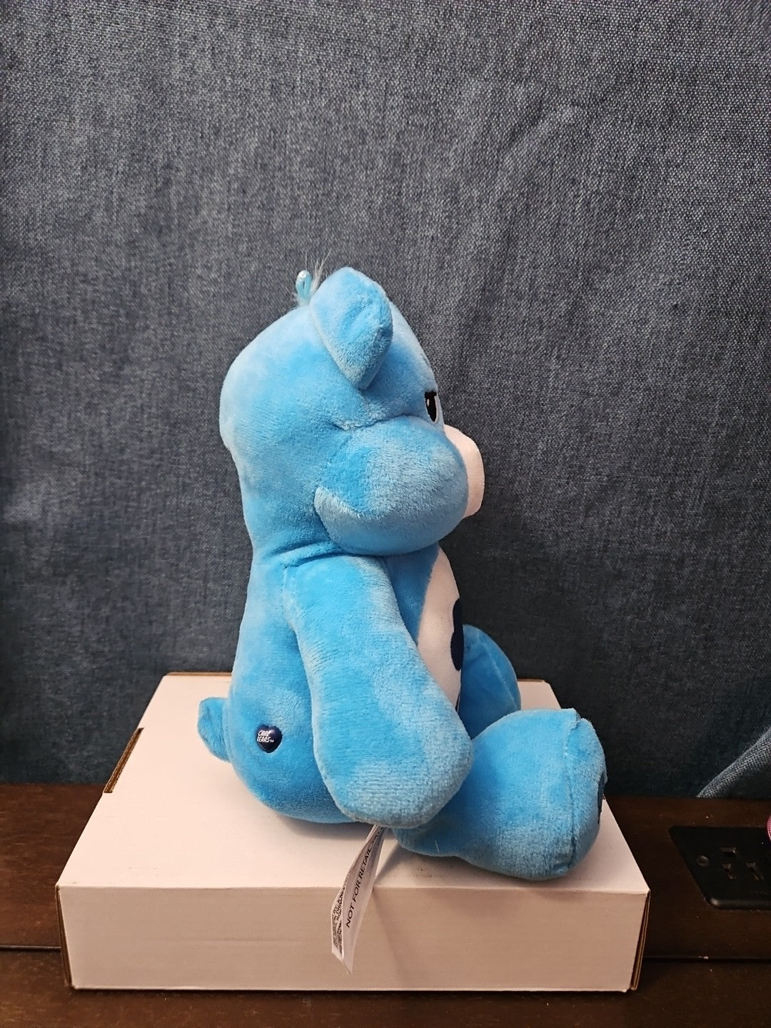 Care Bears Grumpy Bear Plush 11' Basic Fun Blue Cloud | NWT Read Condition Tear