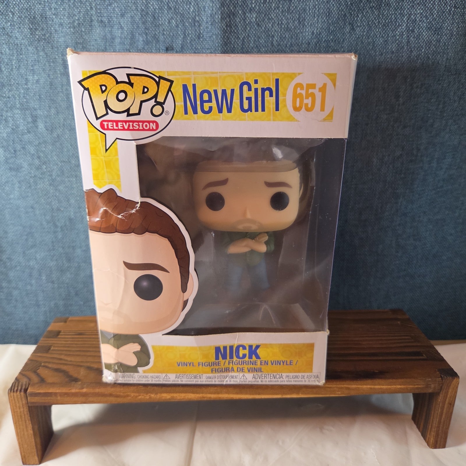 Funko Pop Television New Girl Nick 651 Vaulted Vinyl Figure 2018 With Protector
