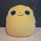TY Squish-a-Boos Buttercup 10in Yellow Bear Plush Pillow 2021 NWT