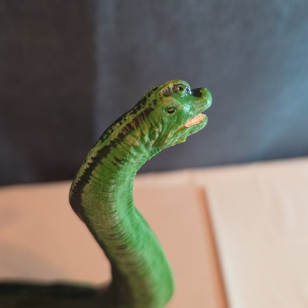 Vintage Safari Ltd Brachiosaurus 1996 Dinosaur Figure Long Neck Green Toy 11"
