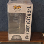 Funko Pop Star Wars The Mandalorian #345 Beskar Vinyl Figure with Protector
