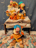 Disney Tigger Plush Lot Angel Mardi Gras Professor Pooh Blanket