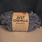 Premier Just Chenille Medley Yarn Navy Blue Lot 202 Bulky 5 Polyester